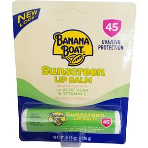 Banana Boat Sunscreen Lip Balm with Aloe Vera & Vitamin E SPF45 Banana Boat Sunscreen Lip Balm with Aloe Vera & Vitamin E SPF45