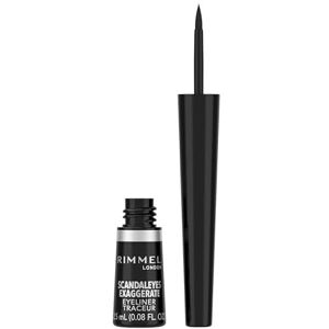 Rimmel London Scandaleyes Exaggerate Delineatore Occhi Liquido Matte, 2.5 ml, Ne Rimmel London Scandaleyes Exaggerate Delineatore Occhi Liquido Matte, 2.5 ml, Ne