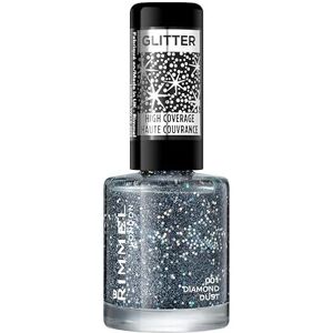 Rimmel London Glitter Nail Polish Top Coat, Diamond Dust, 8 ml Rimmel London Glitter Nail Polish Top Coat, Diamond Dust, 8 ml