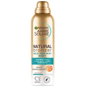 Garnier Ambre Solaire Natural Bronzer Quick Drying Body Self Tan Mist, Medium, I Garnier Ambre Solaire Natural Bronzer Quick Drying Body Self Tan Mist, Medium, I