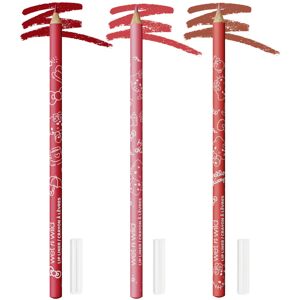 wet n wild Hello Kitty 3-Piece Lip Liner Pencil Set, Lip Defining Silky Smooth F wet n wild Hello Kitty 3-Piece Lip Liner Pencil Set, Lip Defining Silky Smooth F