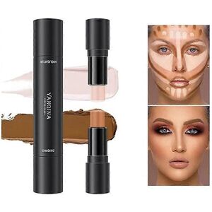 Unbranded (As show, One size) 2 in 1 Contour Stick, Highlighter Stick, Dual Headed Contour Unbranded (As show, One size) 2 in 1 Contour Stick, Highlighter Stick, Dual Headed Contour