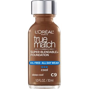 L’Oréal Paris LOr?al Paris Makeup True Match Super-Blendable Liquid Foundation Deep Cool C9 L’Oréal Paris LOr?al Paris Makeup True Match Super-Blendable Liquid Foundation Deep Cool C9