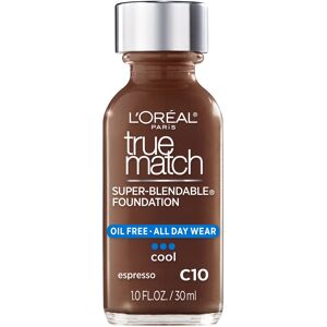 L’Oréal Paris LOr?al Paris Makeup True Match Super-Blendable Liquid Foundation Espresso C10 L’Oréal Paris LOr?al Paris Makeup True Match Super-Blendable Liquid Foundation Espresso C10