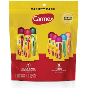 Carmex Daily Care and Daily Care Minis Moisturizing Lip Balm Pack SPF 15 Multi-F Carmex Daily Care and Daily Care Minis Moisturizing Lip Balm Pack SPF 15 Multi-F