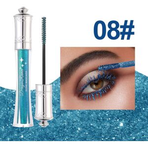 Unbranded (color08) 1pack E Crushed Diamond Waterproof Mascara Shiny Sparklet Blue Fine Fl Unbranded (color08) 1pack E Crushed Diamond Waterproof Mascara Shiny Sparklet Blue Fine Fl