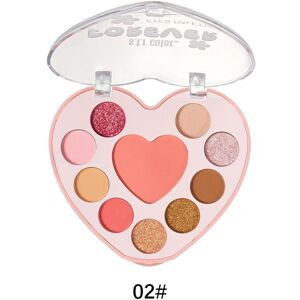 Unbranded (color02) 1x Love Eyeshadow Palette Bead Matte Blush Highlighter All-in-one Unbranded (color02) 1x Love Eyeshadow Palette Bead Matte Blush Highlighter All-in-one