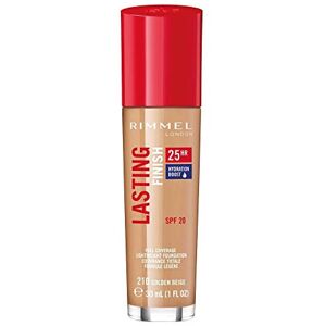 Rimmel London Lasting Finish 25HR - 210 Golden Beige - Foundation 25-Hour Wear Rimmel London Lasting Finish 25HR - 210 Golden Beige - Foundation 25-Hour Wear