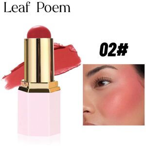 Unbranded (color02) 1pc Makeup Matte Three-dimensional Contour Blush Stick Brightens The E Unbranded (color02) 1pc Makeup Matte Three-dimensional Contour Blush Stick Brightens The E