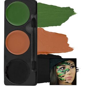 Mehron Makeup Tri-Color Character Makeup Palette Halloween Special Effects and Mehron Makeup Tri-Color Character Makeup Palette Halloween Special Effects and