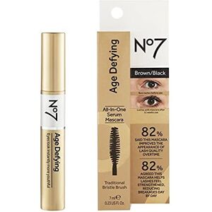 No7 Age Defying All-In-One Serum Mascara 7ml Brown/Black No7 Age Defying All-In-One Serum Mascara 7ml Brown/Black