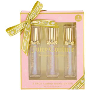Juicy Couture 3 Pack Liquid Highlighter Makeup Set - Bloom Shine & Glow Buildabl Juicy Couture 3 Pack Liquid Highlighter Makeup Set - Bloom Shine & Glow Buildabl