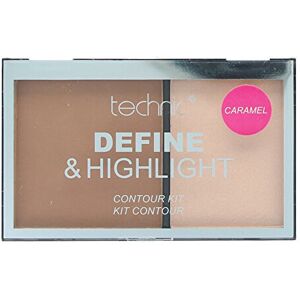 Technic Define & Highlight Duo Contour Kit Bronzer & Highlight Powder 5.5g-Caramel Technic Define & Highlight Duo Contour Kit Bronzer & Highlight Powder 5.5g-Caramel