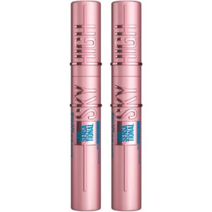 2x Maybelline Lash Sensational Sky High Waterproof Mascara 6ml - Black 2x Maybelline Lash Sensational Sky High Waterproof Mascara 6ml - Black