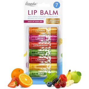 SOL 7pk Womens Lip Balm Set Flavoured Moisturiser for with Beeswax & Vitamin E - SOL 7pk Womens Lip Balm Set Flavoured Moisturiser for with Beeswax & Vitamin E -