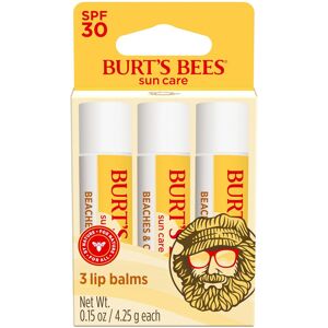 Burts Bees SPF 30 Lip Balm, Beaches and Cream, Water-Resistant Sun Care, Nano-F Burts Bees SPF 30 Lip Balm, Beaches and Cream, Water-Resistant Sun Care, Nano-F