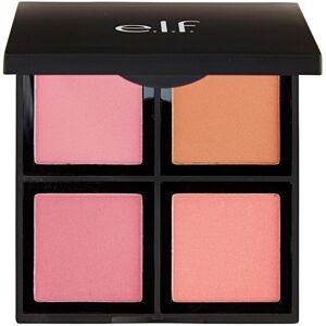e.l.f. Cosmetics Powder Blush Palette – Four Shades, Long-Lasting Pigment, Light e.l.f. Cosmetics Powder Blush Palette – Four Shades, Long-Lasting Pigment, Light