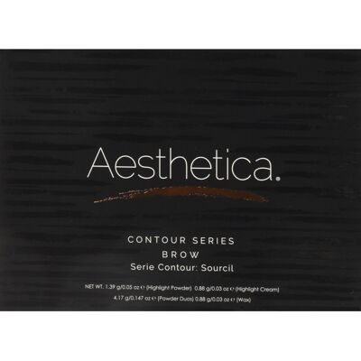 Aesthetica Cosmetics Brow Contour Kit - 15-Piece Contouring Eyebrow Makeup Palet Aesthetica Cosmetics Brow Contour Kit - 15-Piece Contouring Eyebrow Makeup Palet