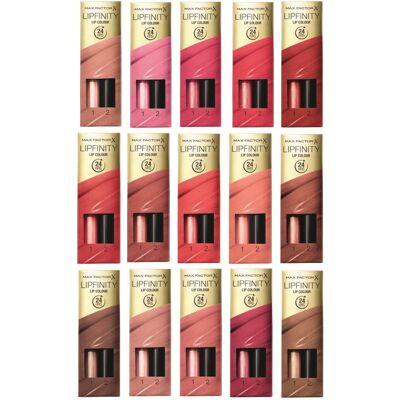 Max Factor Lipfinity Lipstick Two Step New In Box - Choose Your Shade Max Factor Lipfinity Lipstick Two Step New In Box - Choose Your Shade