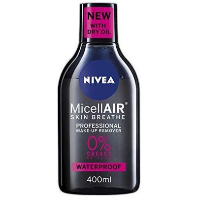 NIVEA MicellAIR Professional Micellar Water Make-Up Remover (400ml), Eye Make Up NIVEA MicellAIR Professional Micellar Water Make-Up Remover (400ml), Eye Make Up