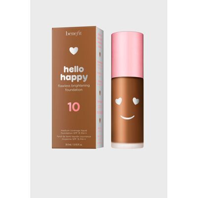 Benefit Benefit Hello Happy Flawless Brightening Foundation - Deep Warm - SPF 15 30ml Benefit Benefit Hello Happy Flawless Brightening Foundation - Deep Warm - SPF 15 30ml