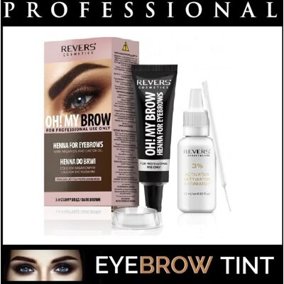 Revers Cosmetics - Pro Colours Dark Brown Henna Revers Cosmetics - Pro Colours Dark Brown Henna