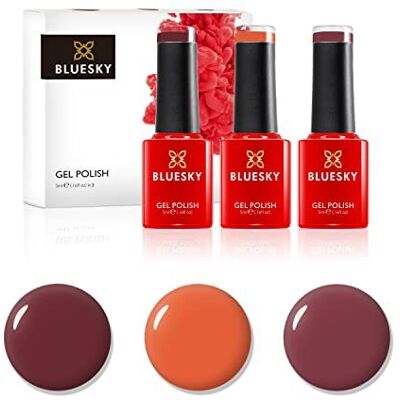 Bluesky Aw1807 Gel Nail Polish Set - Autumn Leaves Bluesky Aw1807 Gel Nail Polish Set - Autumn Leaves