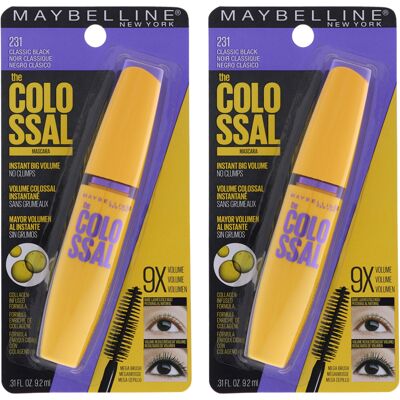 The Colossal Volum Express Mascara - 231 Classic Black by Maybelline for Women - The Colossal Volum Express Mascara - 231 Classic Black by Maybelline for Women -