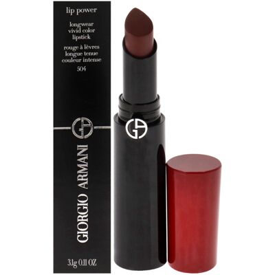 Giorgio Armani Lip Power Red Lipstick 504 Flirt Giorgio Armani Lip Power Red Lipstick 504 Flirt