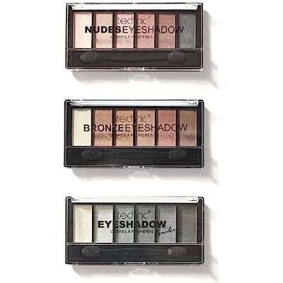 Technic - Eyeshadow Bundle - 3 packs - 6 shades per pack - Eyeshadow Technic - Eyeshadow Bundle - 3 packs - 6 shades per pack - Eyeshadow