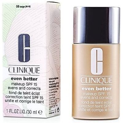 Clinique Even Better Foundation SPF15 30ml - 08 Beige Clinique Even Better Foundation SPF15 30ml - 08 Beige
