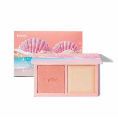 Benefit Blush & Highlighter Duo Makeup Palette - Twinkle Beach Benefit Blush & Highlighter Duo Makeup Palette - Twinkle Beach
