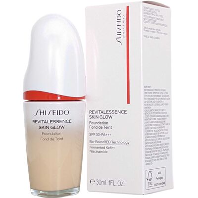 Shiseido Revitalessence Skin Glow Foundation - Birch SPF 30 30ml Shiseido Revitalessence Skin Glow Foundation - Birch SPF 30 30ml
