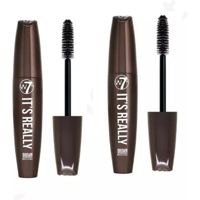 W7 Brown Mascara Eyelash Liquid Lengthening Volumizing Its Reallty W7 Brown Mascara Eyelash Liquid Lengthening Volumizing Its Reallty