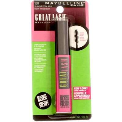 Maybelline Great Lash Mascara Blackest Black 2 Pack Maybelline Great Lash Mascara Blackest Black 2 Pack