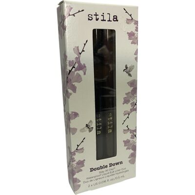 Stila - Double Down Stay All Day Waterproof Liquid Eyeliner Duo - 2x0.5ml - Liquid Eyeliner Stila - Double Down Stay All Day Waterproof Liquid Eyeliner Duo - 2x0.5ml - Liquid Eyeliner