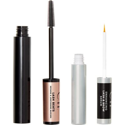 e.l.f. Cosmetics Lash Beats Mascara & Lash Serum Bundle Defining Lengthening M e.l.f. Cosmetics Lash Beats Mascara & Lash Serum Bundle Defining Lengthening M