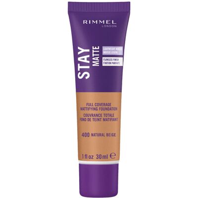 Rimmel London Stay Matte Liquid Mousse - 400 Natural Beige - Foundation Lightwe Rimmel London Stay Matte Liquid Mousse - 400 Natural Beige - Foundation Lightwe