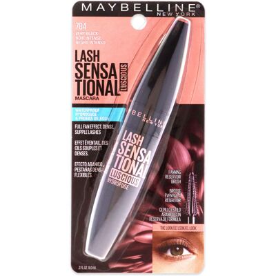 Maybelline New York Lash Sensational Luscious Waterproof Mascara Very Black 0. Maybelline New York Lash Sensational Luscious Waterproof Mascara Very Black 0.