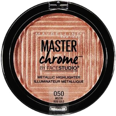 Maybelline New York Facestudio Master Chrome Metallic Highlighter Makeup Molten Maybelline New York Facestudio Master Chrome Metallic Highlighter Makeup Molten