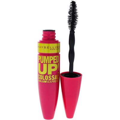 Maybelline Volum' Express Pumped Up! Colossal Washable Mascara, Classic Black [2 Maybelline Volum' Express Pumped Up! Colossal Washable Mascara, Classic Black [2