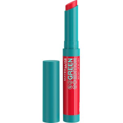 Maybelline Green Edition Balmy Lip Blush Formulated With Mango Oil Flare Red Maybelline Green Edition Balmy Lip Blush Formulated With Mango Oil Flare Red