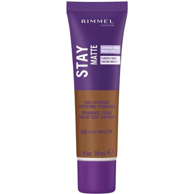 Rimmel London Stay Matte Liquid Mousse - 506 Deep Noisette - Foundation Lightwe Rimmel London Stay Matte Liquid Mousse - 506 Deep Noisette - Foundation Lightwe
