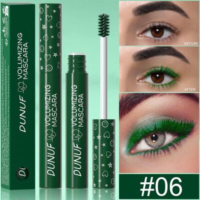 Unbranded (06) DUNUF Color Mascara long-lasting waterproof thick slender curl Unbranded (06) DUNUF Color Mascara long-lasting waterproof thick slender curl