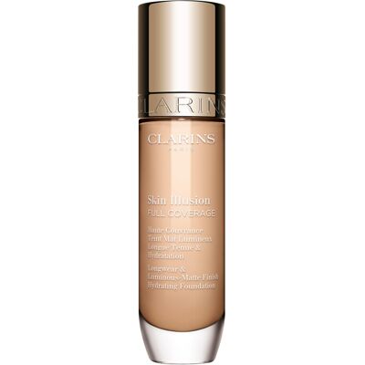 Clarins Skin Illusion Full Coverage Foundation - Hydrating, Longwear, Matte Finish Clarins Skin Illusion Full Coverage Foundation - Hydrating, Longwear, Matte Finish