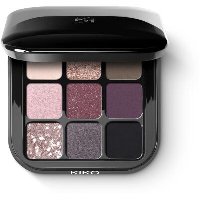 KIKO MILANO - New Glamour Multi Finish Eyeshadow Palette 04 Mauve Selection - 9-Colour - Eyeshadow Palette KIKO MILANO - New Glamour Multi Finish Eyeshadow Palette 04 Mauve Selection - 9-Colour - Eyeshadow Palette