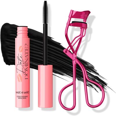 wet n wild Date Or Dominate Lengthening Mascara & Eyelash Curler Set Bold Lash wet n wild Date Or Dominate Lengthening Mascara & Eyelash Curler Set Bold Lash