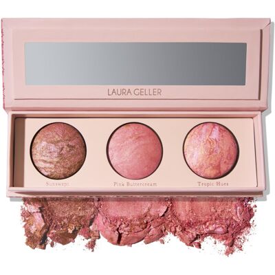 Laura Geller Beauty LAURA GELLER NEW YORK Geller's Greatest Lift-n-Glow Baked Trio Palette - Highlig Laura Geller Beauty LAURA GELLER NEW YORK Geller's Greatest Lift-n-Glow Baked Trio Palette - Highlig