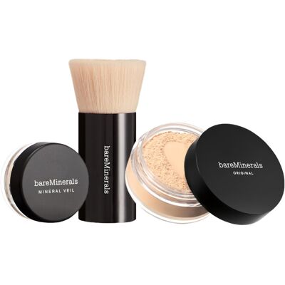 bareMinerals Original Get Started Kit 3-Piece Mineral Makeup Set Fair bareMinerals Original Get Started Kit 3-Piece Mineral Makeup Set Fair