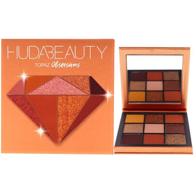 Huda Beauty Obsessions Eyeshadow Palette - Topaz Women Eye Shadow 0.04 oz Powder Huda Beauty Obsessions Eyeshadow Palette - Topaz Women Eye Shadow 0.04 oz Powder